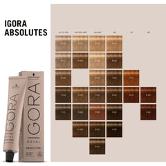 Schwarzkopf Igora Royal Absolutes mixing with developer for even color results