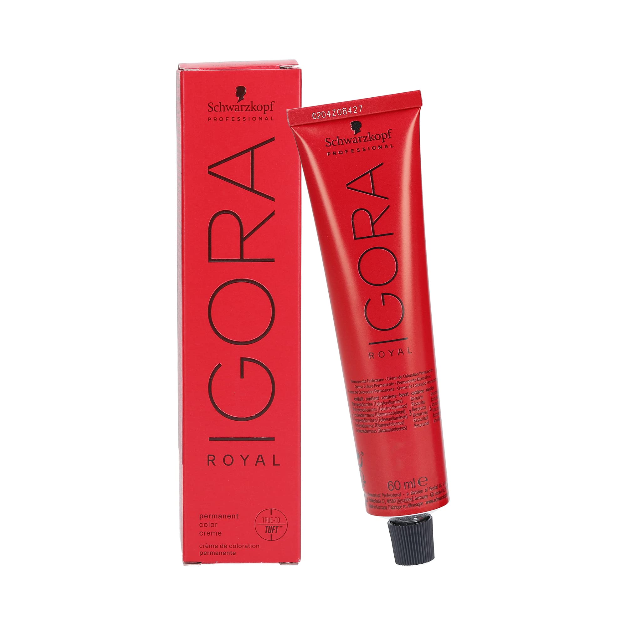 Schwarzkopf Igora Royal Color Creme 8-0 tube for precise at-home color application.