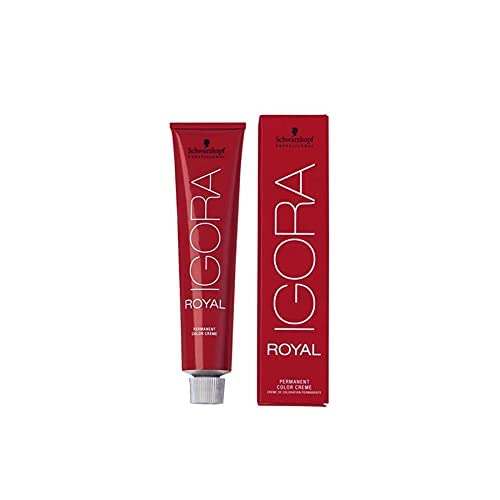 Schwarzkopf Igora Royal finished hair in light copper brown with shine