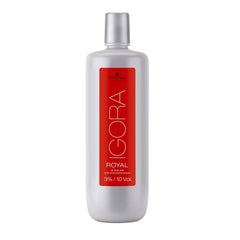 Schwarzkopf Igora Royal Oil Developer paste mixing for controlled color development