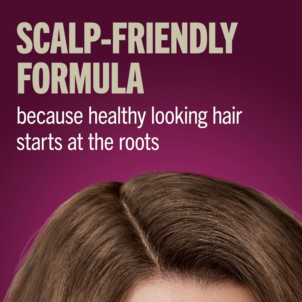Schwarzkopf Keratin Root Color Spray dries quickly for soft, natural-looking results.