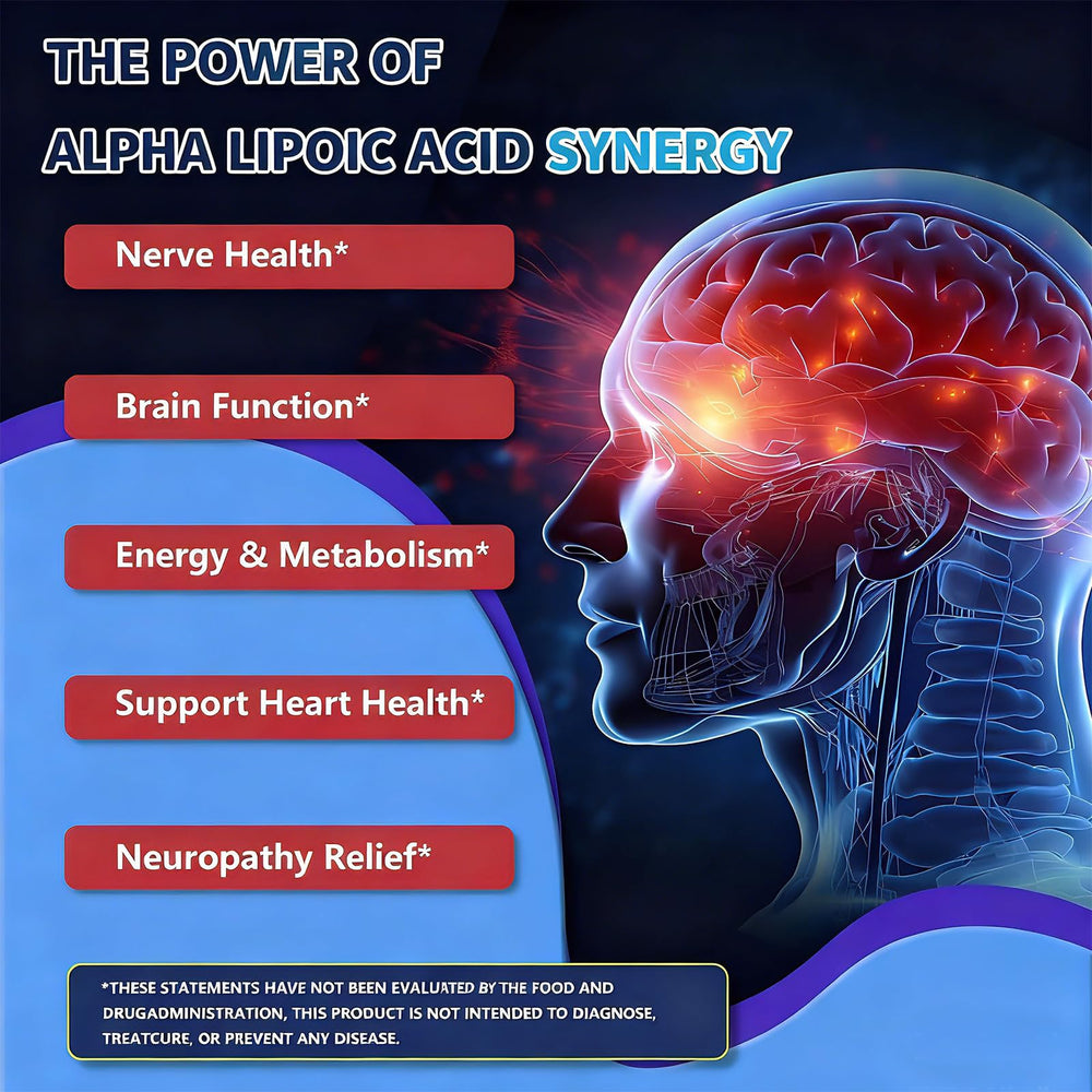 Scibalia Alpha Lipoic Acid with Benfotiamine and Acetyl-L-Carnitine supports nerve health
