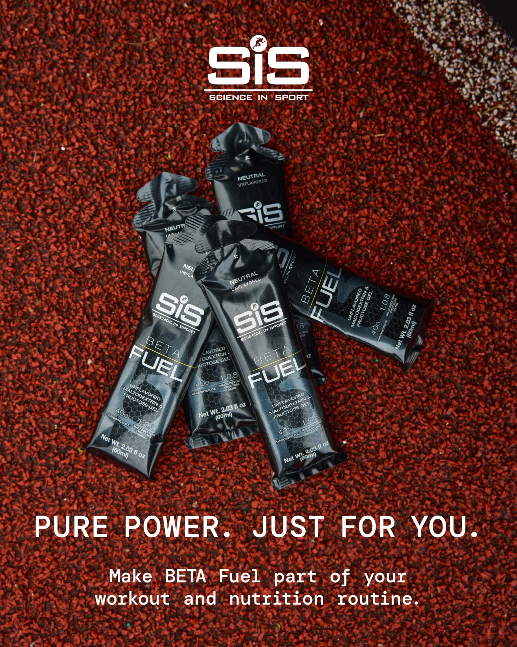 Science in Sport BETA Fuel Gel neutral flavor eases fueling consistency during sessions.