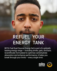 Science in Sport BETA Fuel Gel on-the-go pack provides portable energy when you need it most.