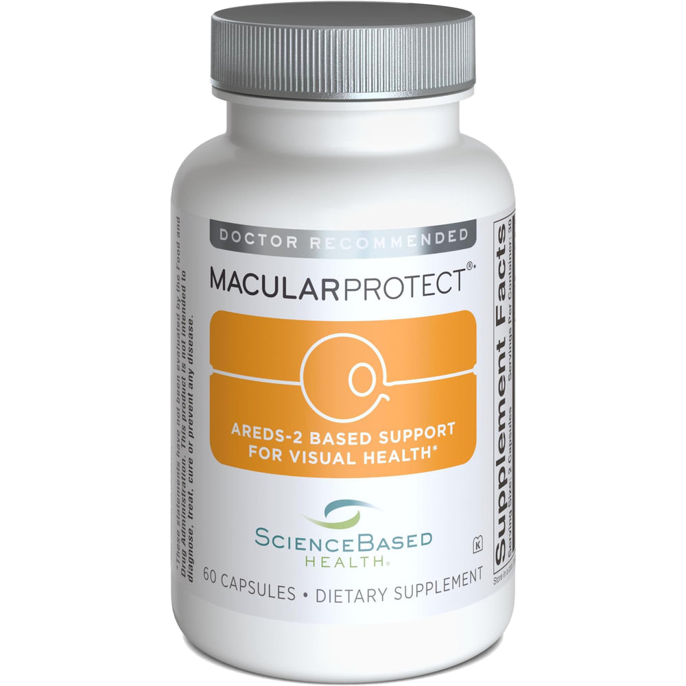 ScienceBased Health MacularProtect AREDS2 bottle front showing product packaging for eye health