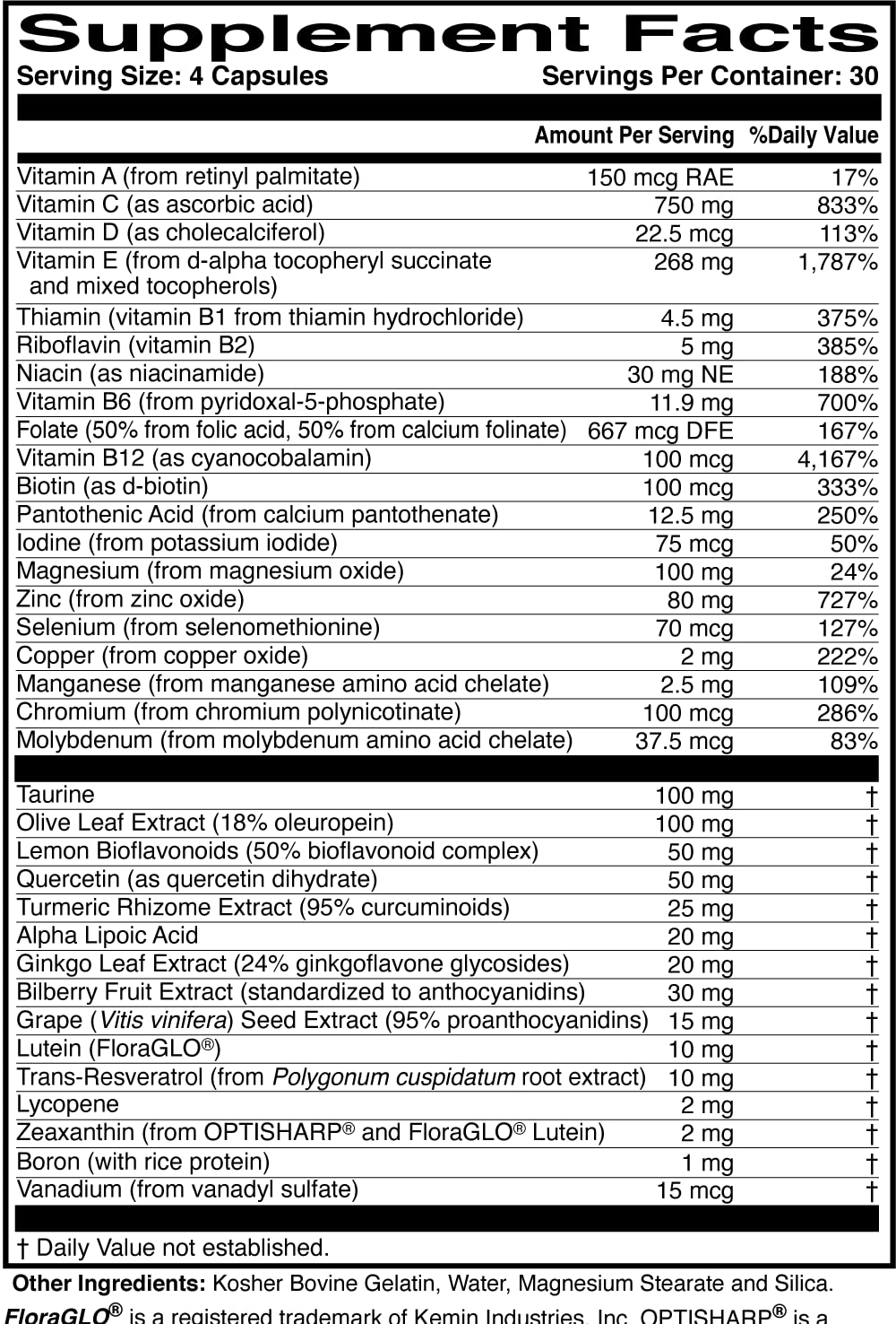 ScienceBased Health MacularProtect Complete natural vitamins support daily nutrition.