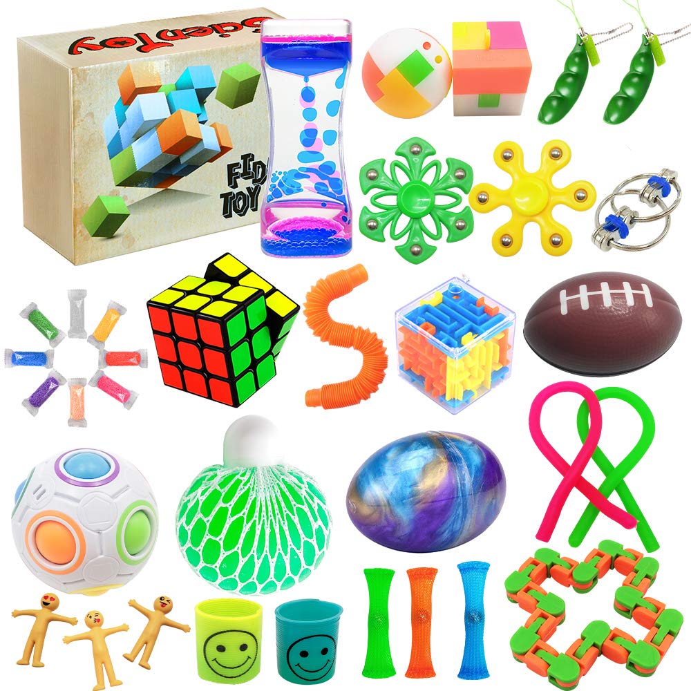 Scientoy liquid motion timer provides visual rhythm to help pace attention