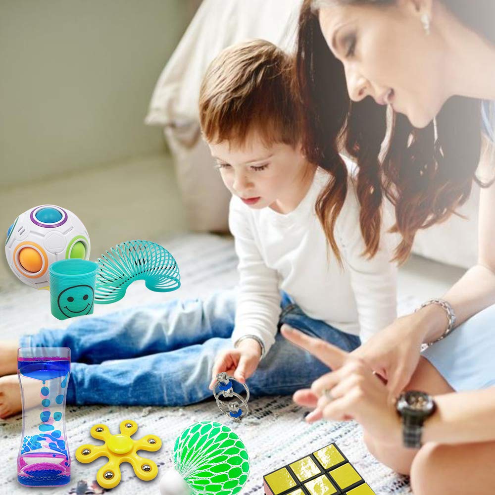 Scientoy pop tube fidget toy creates satisfying pops and portable distraction
