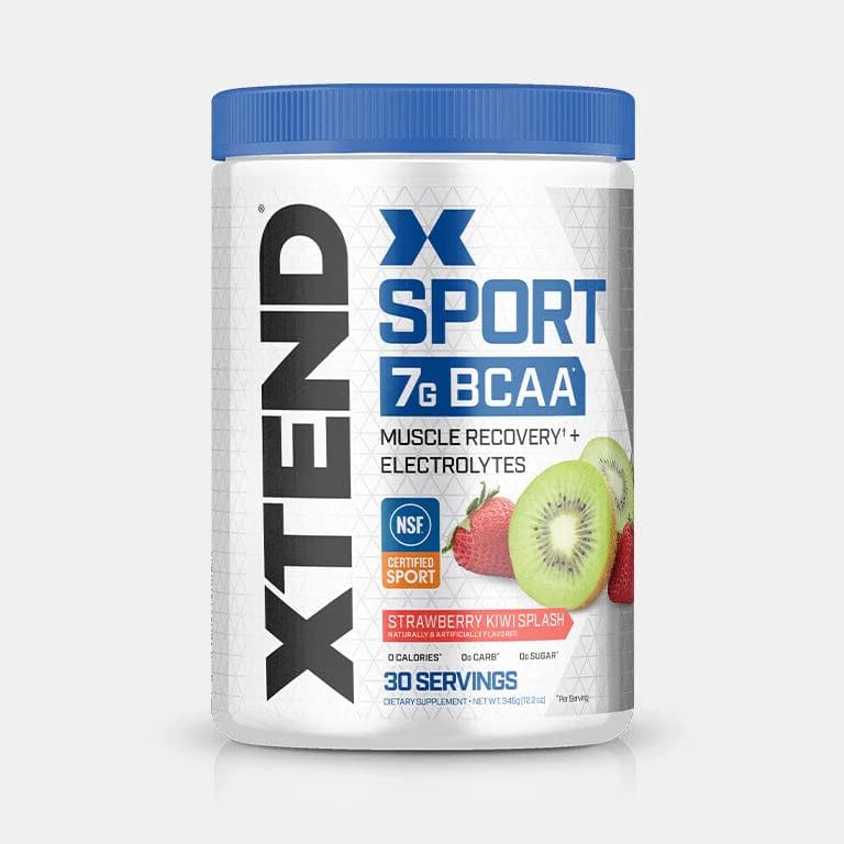 XTEND Sport Blue Raspberry Ice flavor hint in marketing imagery