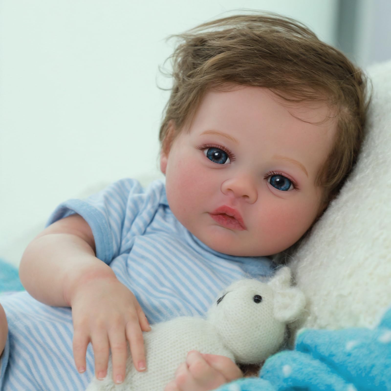 SCOM doll with bottles and diapers for playtime feeding scenes
