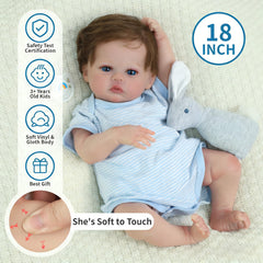 SCOM 18-inch doll hands and feet with delicate detailing
