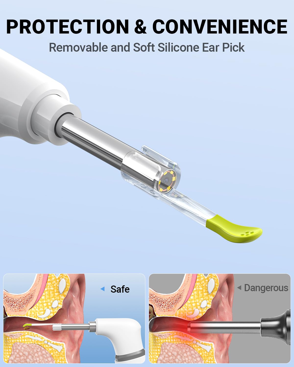 ScopeAround split-screen view helps compare real-time with past captures quickly.