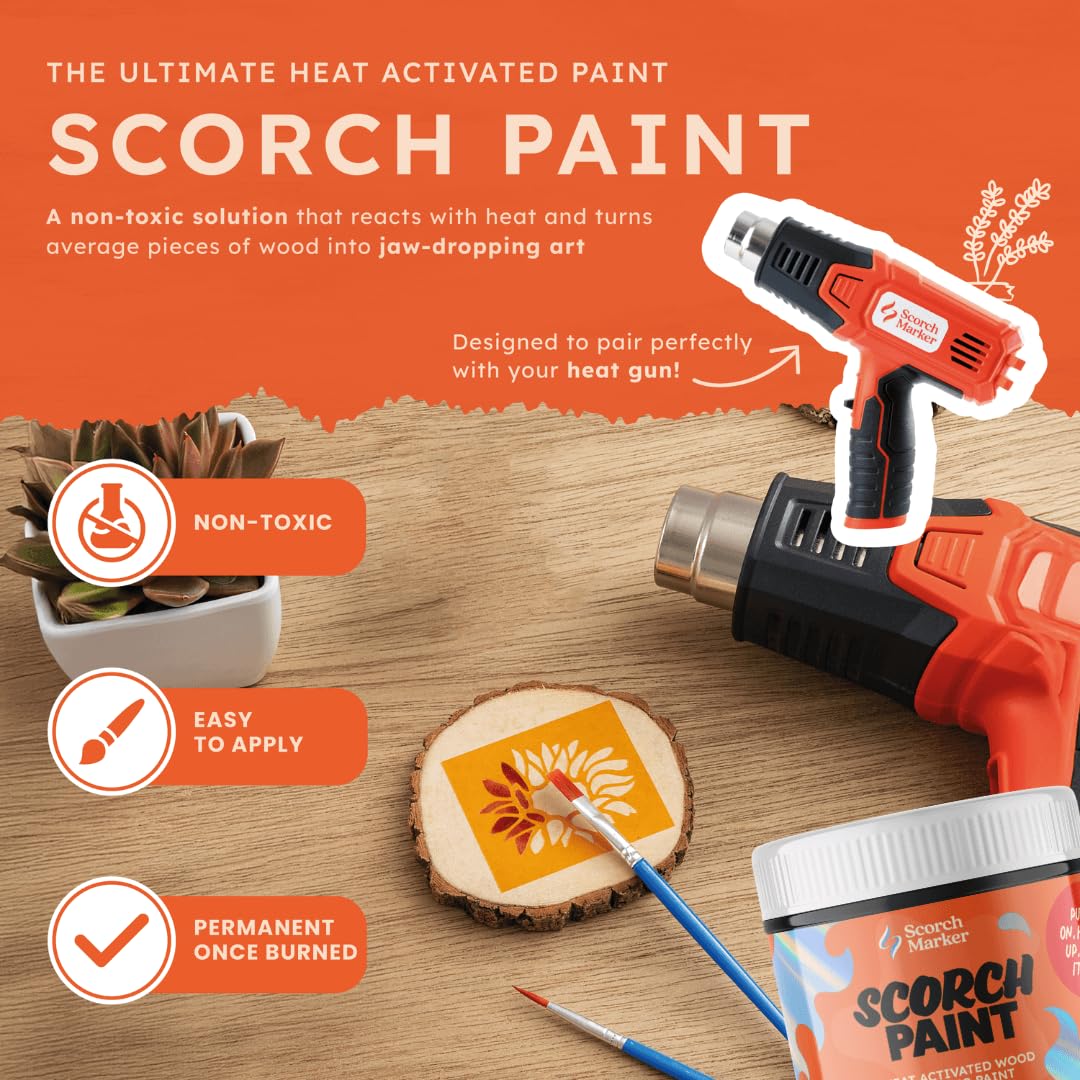 Tinting Scorch Marker Paint with mica powder adds subtle metallic accents.