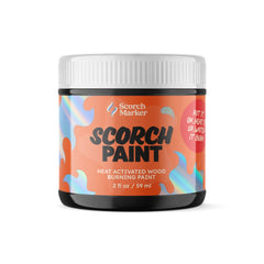 Scorch Marker Paint wood-burning kit demonstrates crisp designs without complex tools.