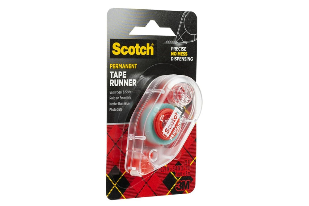Scotch 6061 dries clear for a seamless bond on paper