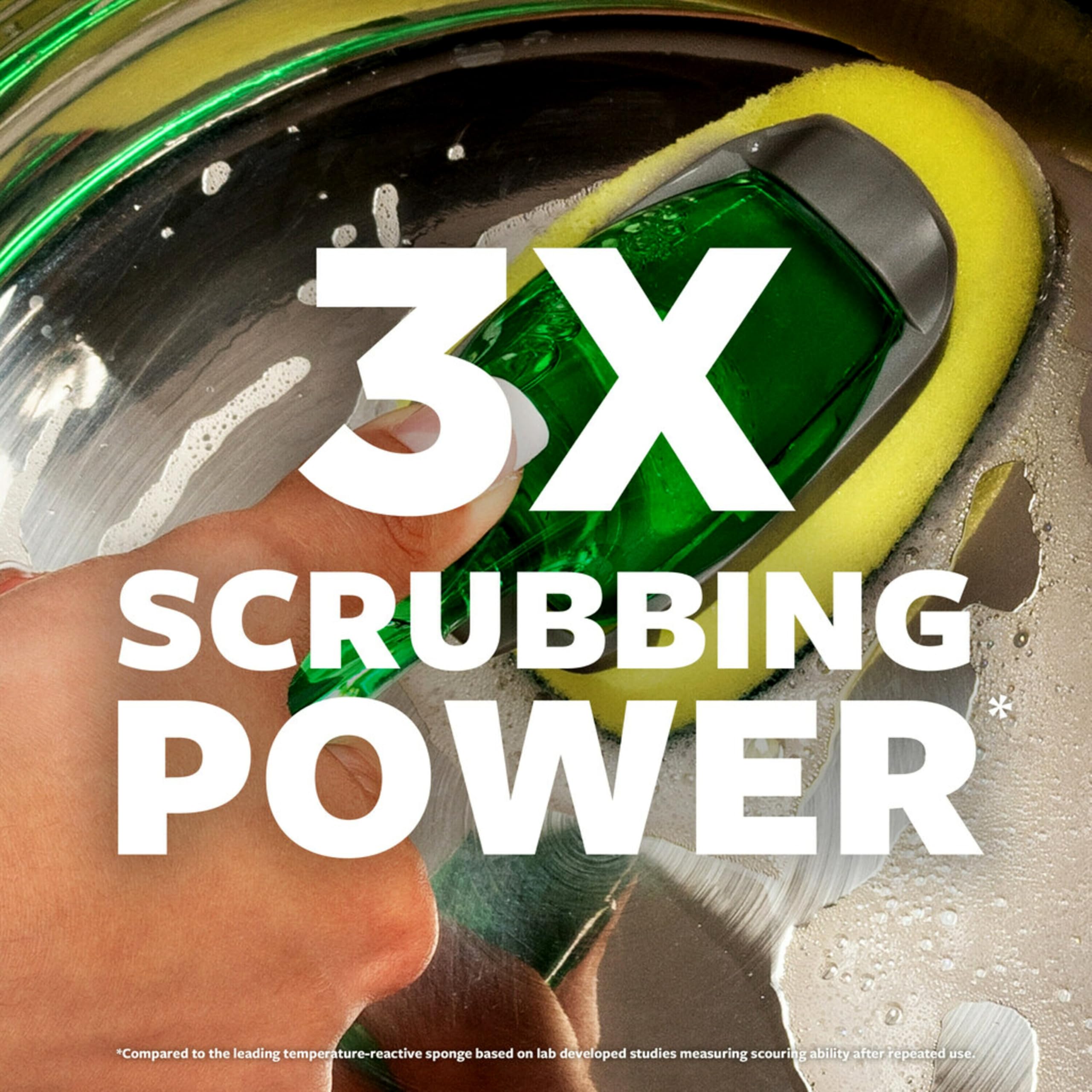 Scotch-Brite Dishwand dishwasher-safe scrubber head for easy refresh.