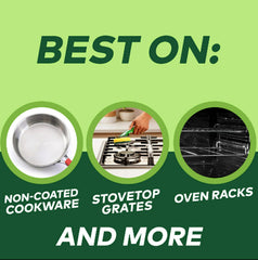 Scotch-Brite Dishwand scraper tool helps lift stuck-on food.