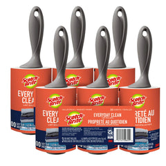 Scotch-Brite lint roller mega pack with six rollers for fast pet hair cleanup