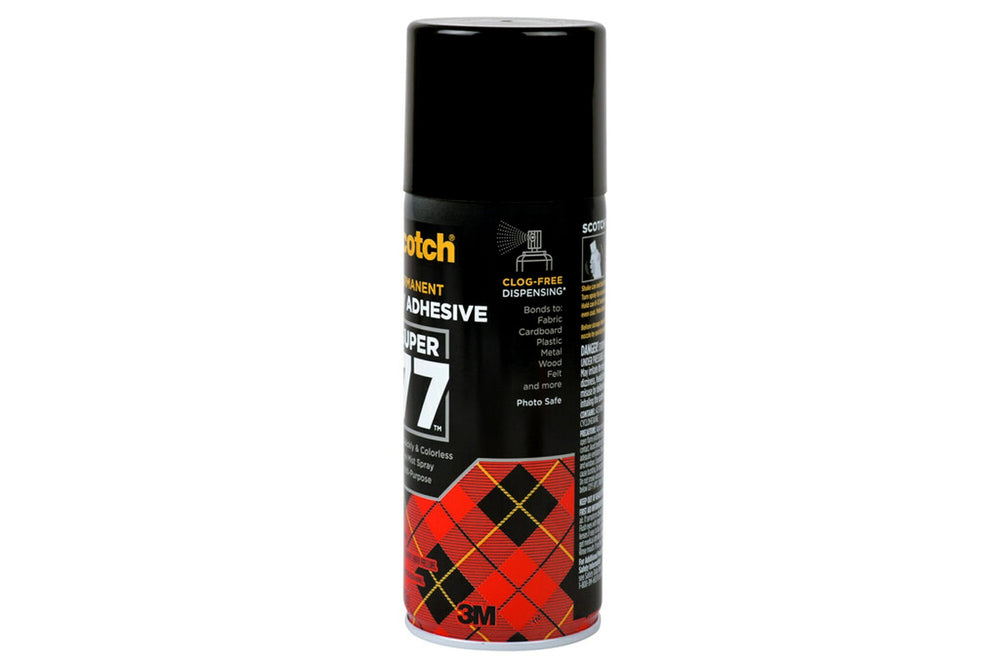 Scotch Super 77 bonds plastic surfaces for lightweight assemblies