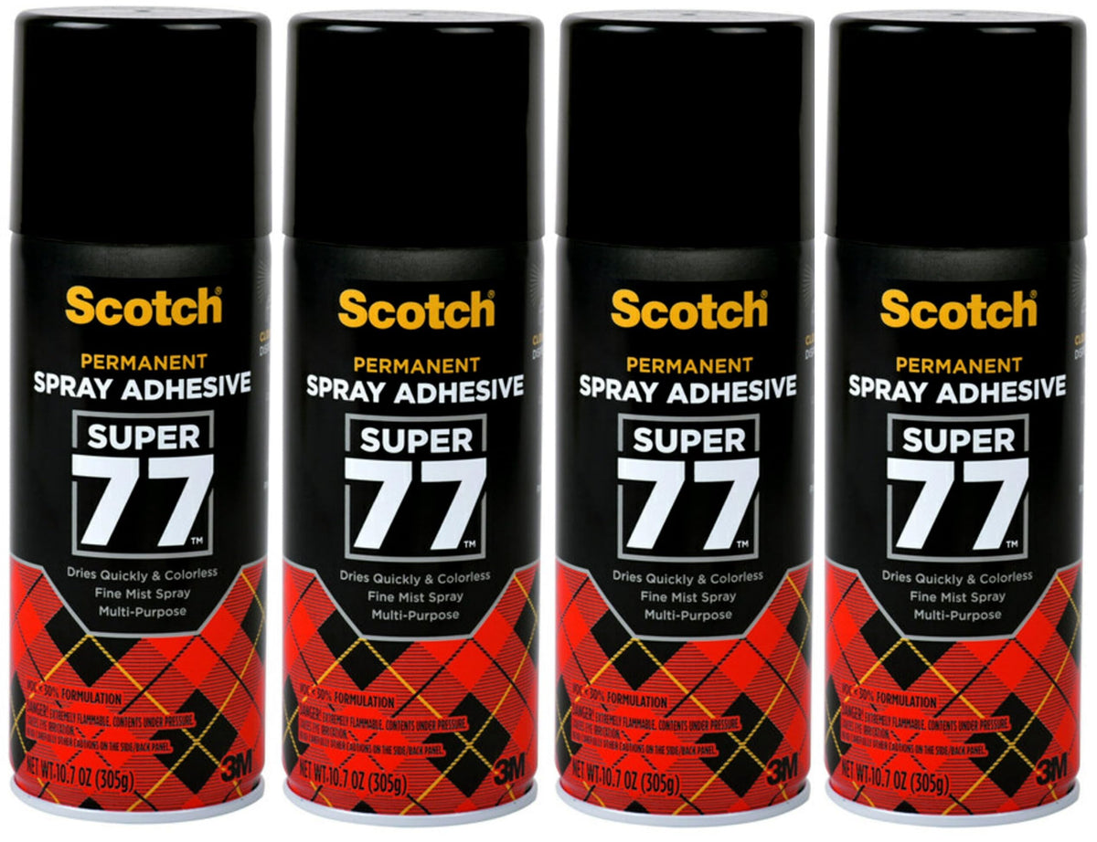 Scotch Super 77 spray can ready for multi-surface bonding