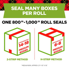 Scotch Sure Start packing tape quiet unwind reduces packing noise