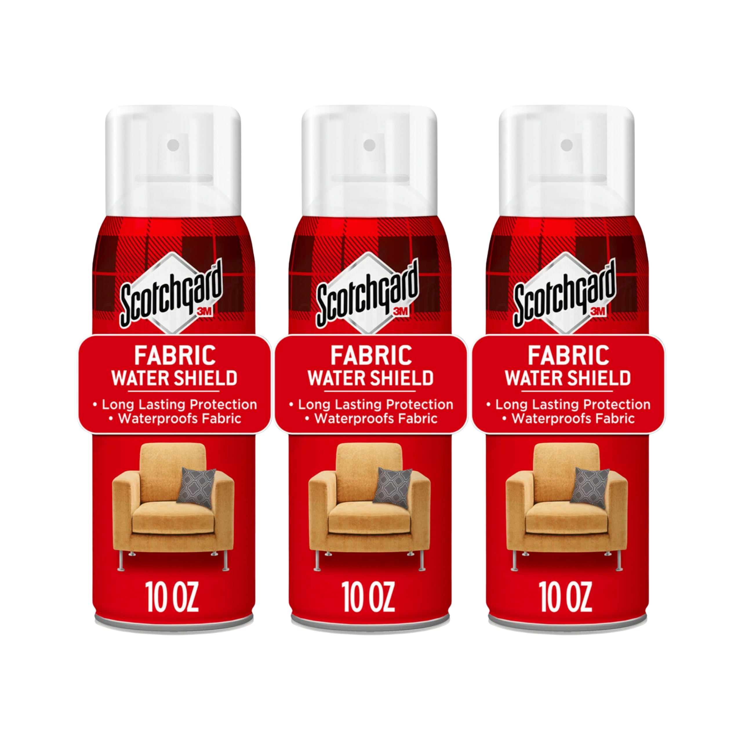 Scotchgard application on curtains to keep fabrics cleaner longer.