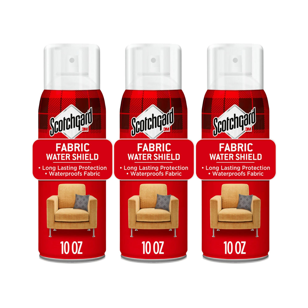 Scotchgard application on curtains to keep fabrics cleaner longer.