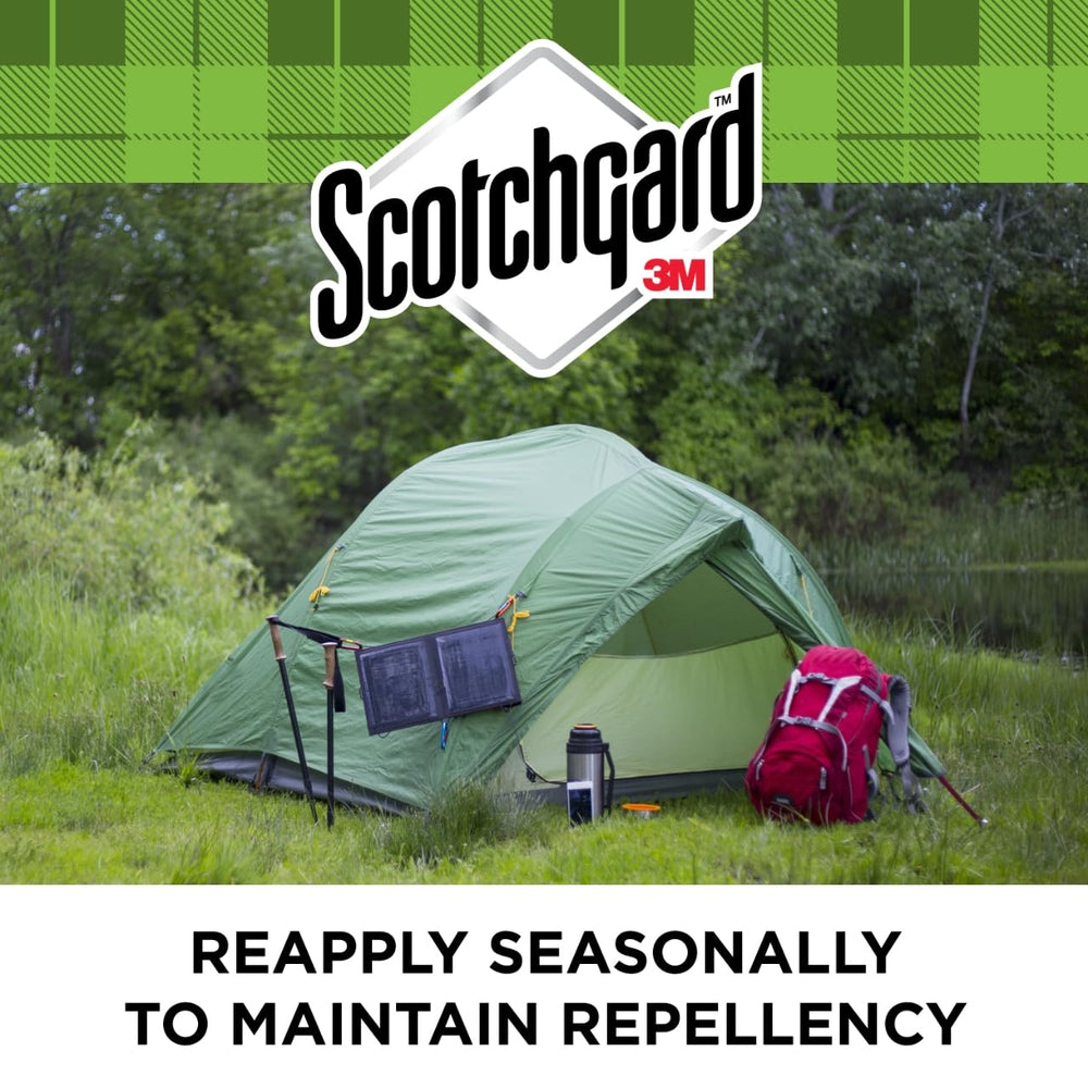 Scotchgard Heavy Duty Water Shield on luggage helps resist moisture