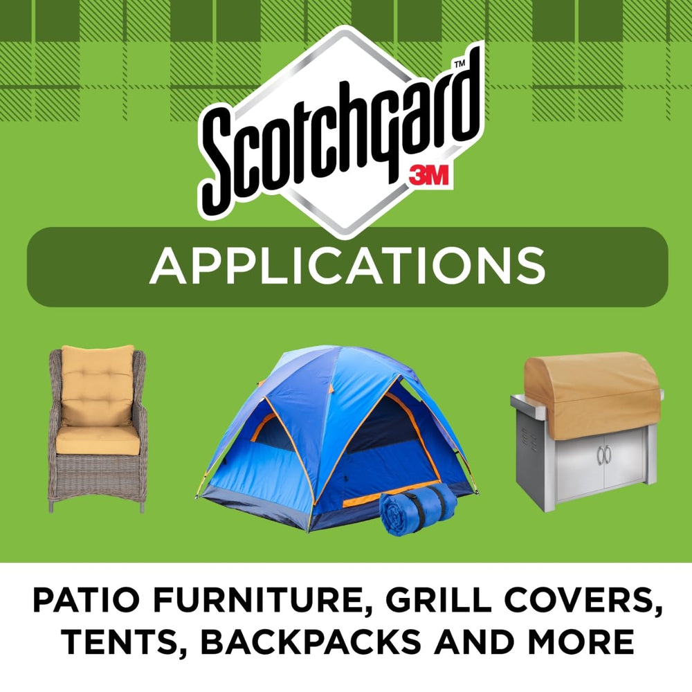 Scotchgard Heavy Duty Water Shield on patio furniture beads water