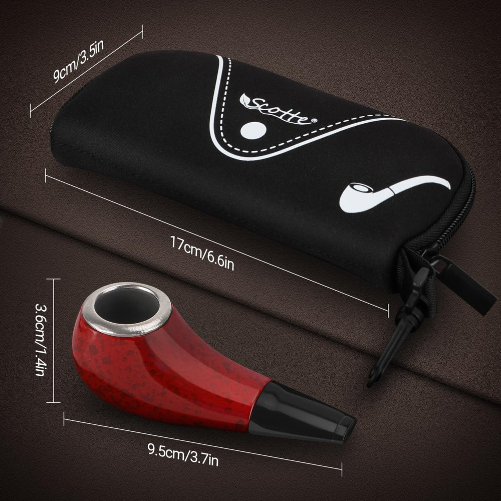 Scotte Shiny Pipe in hand demonstrates portable everyday carry