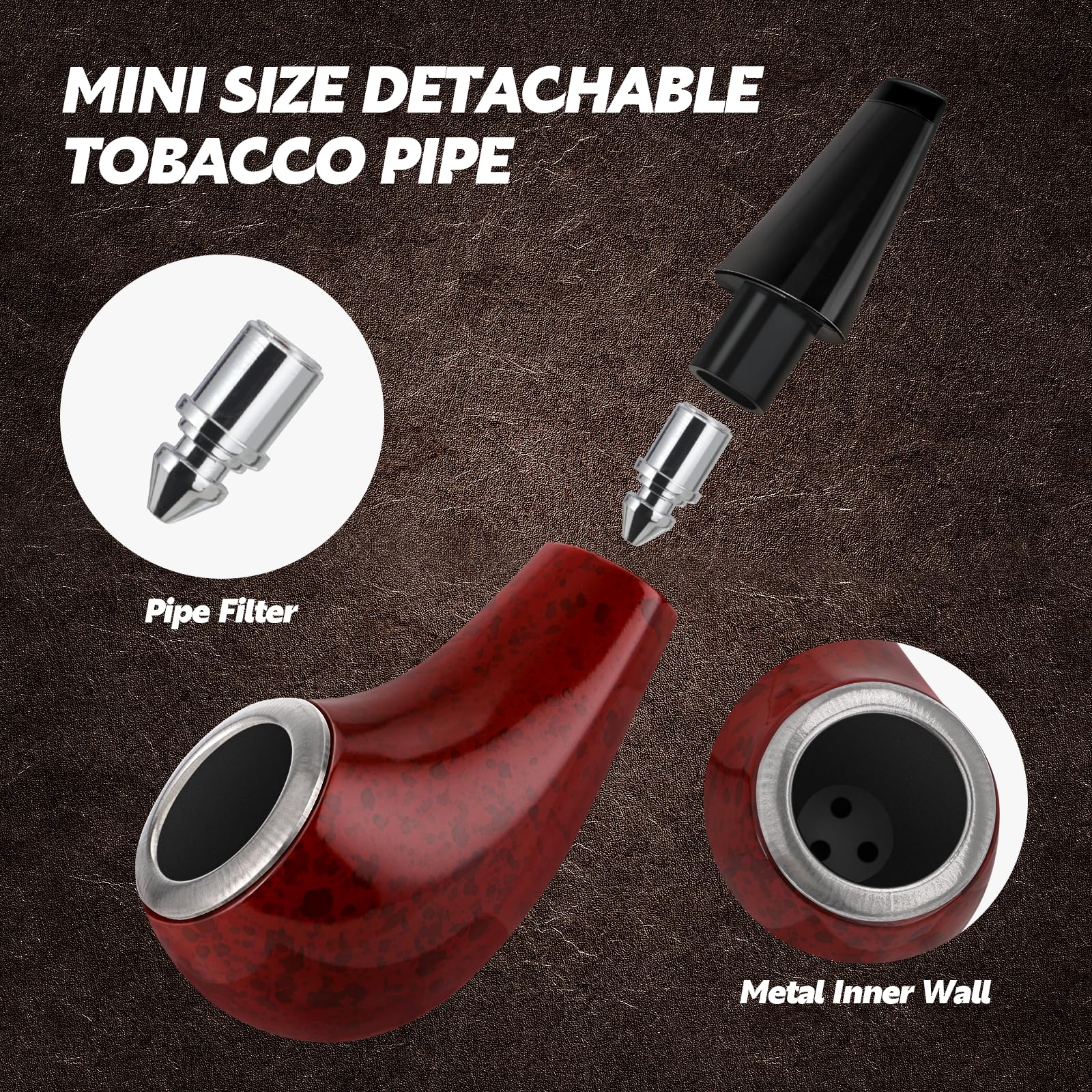 Scotte Shiny Pipe side view shows slim profile for discreet use