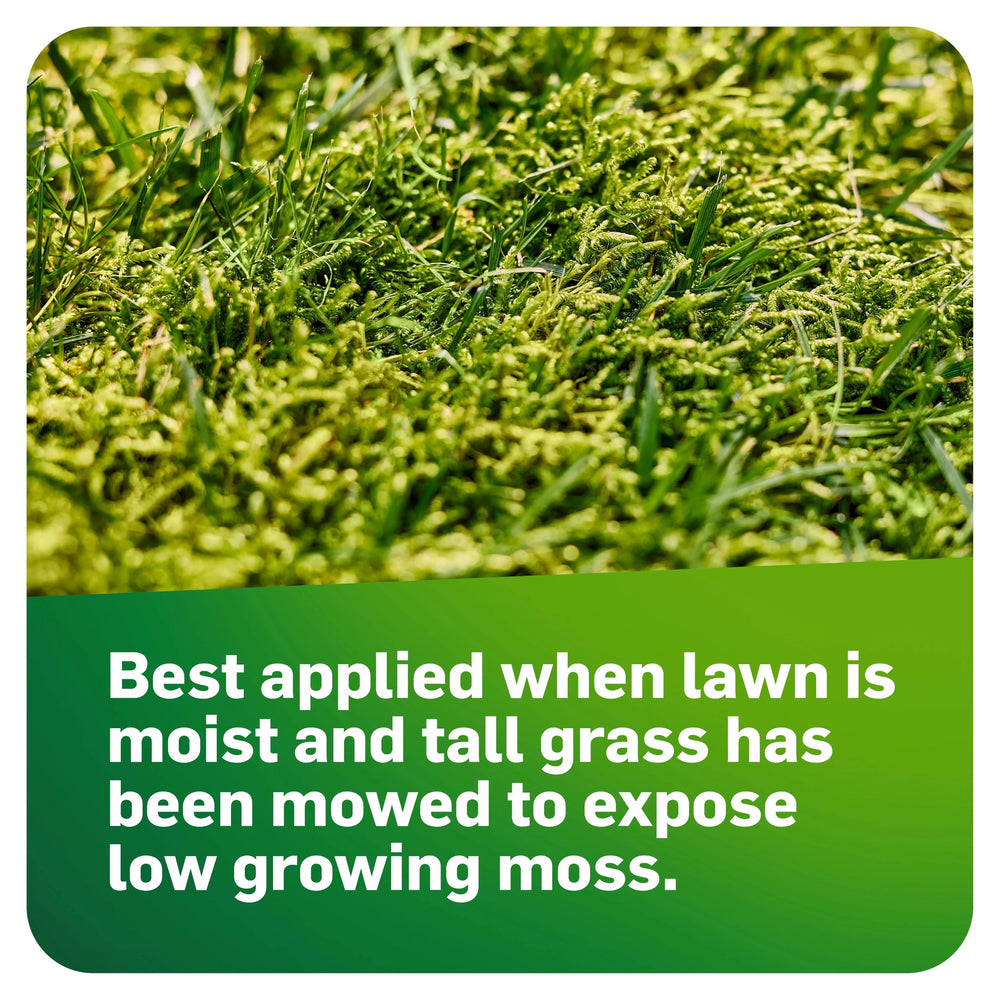Lawn coverage view showing 1,250 sq ft per jug.