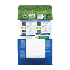 Scotts Rapid Grass Sun & Shade Mix bag label with seed and fertilizer details