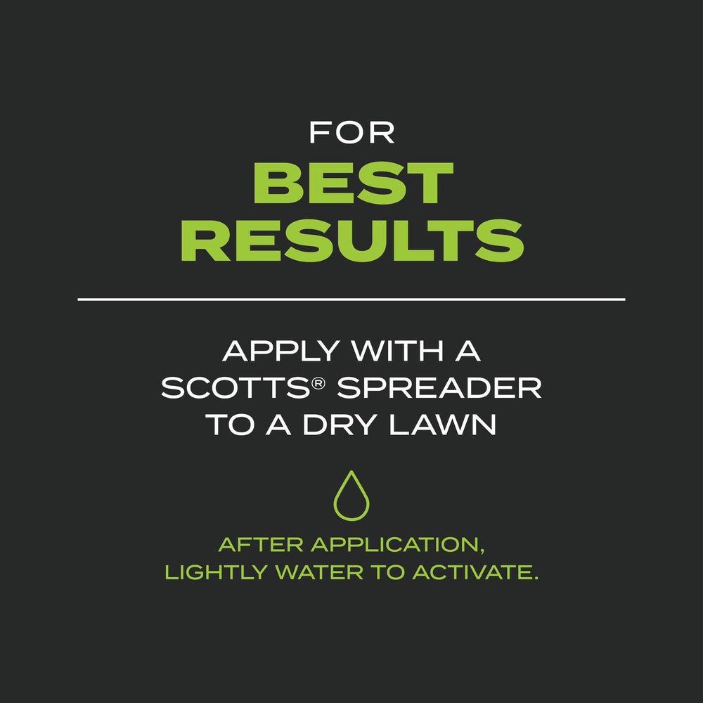 Scotts spreader settings aligned with Triple Action application.