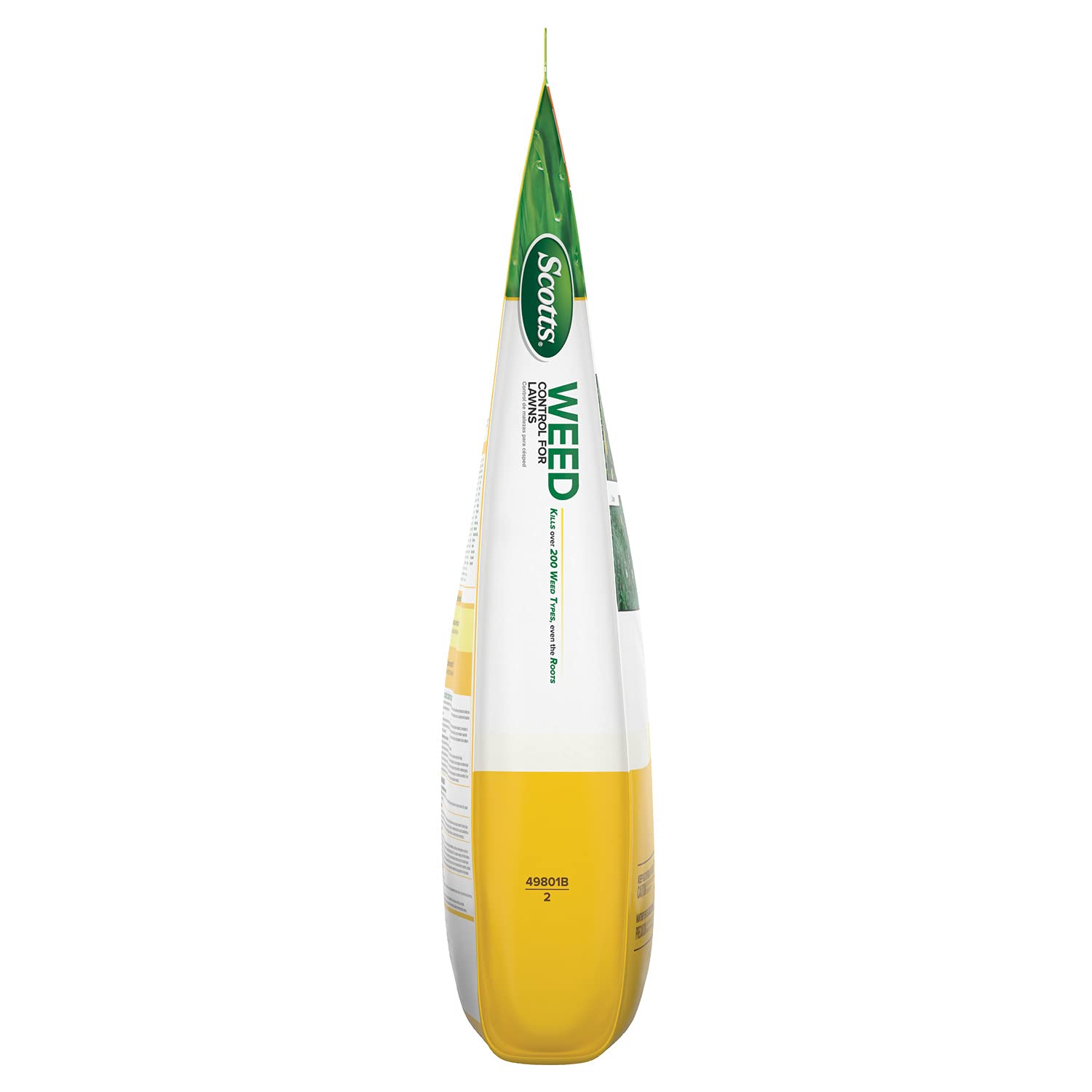 Scotts Weed Control for Lawns granules kill weeds at the root for lasting control.
