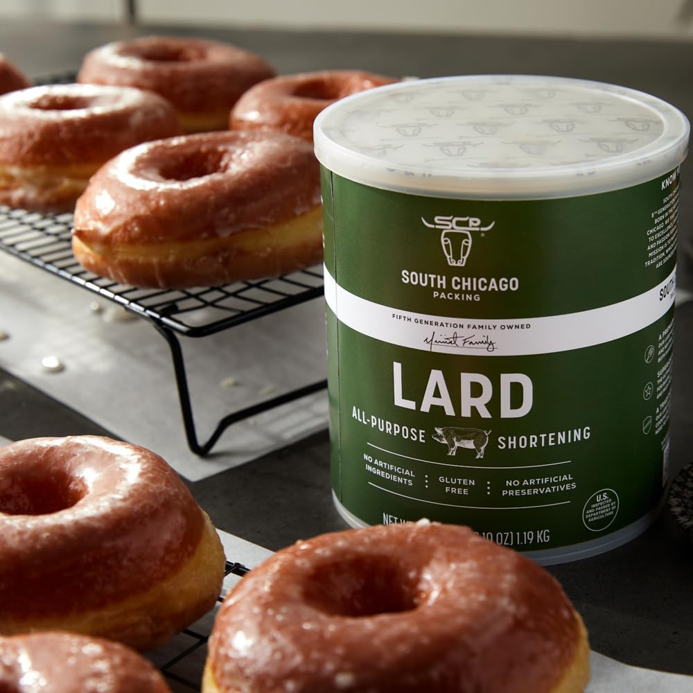 SCP lard fried chicken yields crisp coatings.