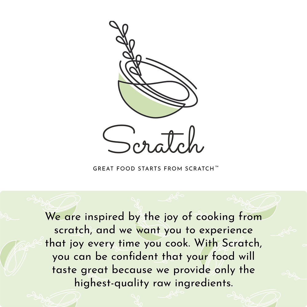 Measuring scoop of Scratch malt powder beside spoons for precise dough conditioning.