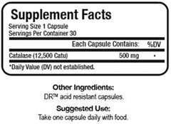 Script Essentials Catalase capsules showing delayed-release format for easy daily use.