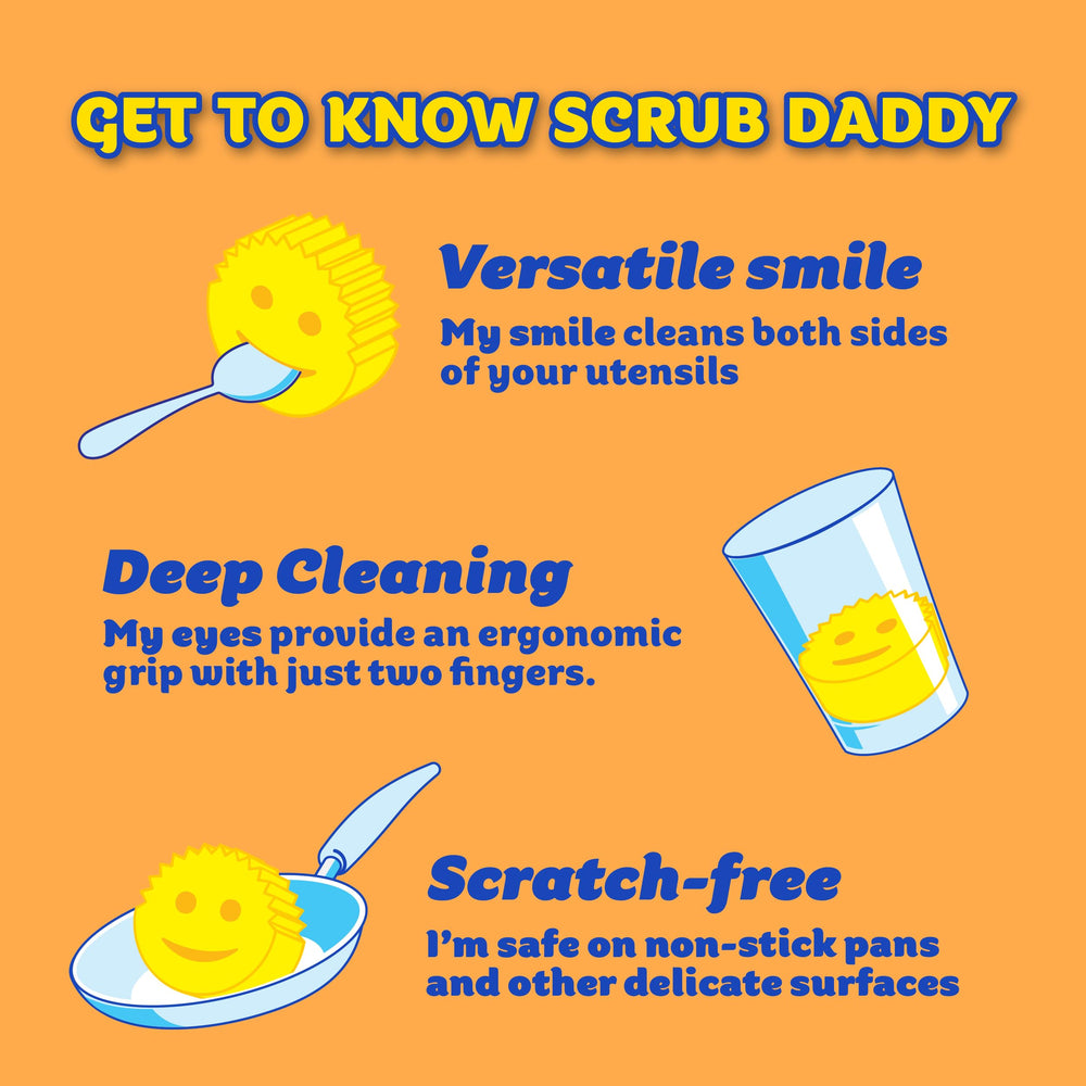 Brass and enamel surfaces cleaned by Scrub Daddy Cif Cream Lemon