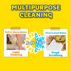 Sinks cleaned with Scrub Daddy Cif Cream Lemon for a smooth shine