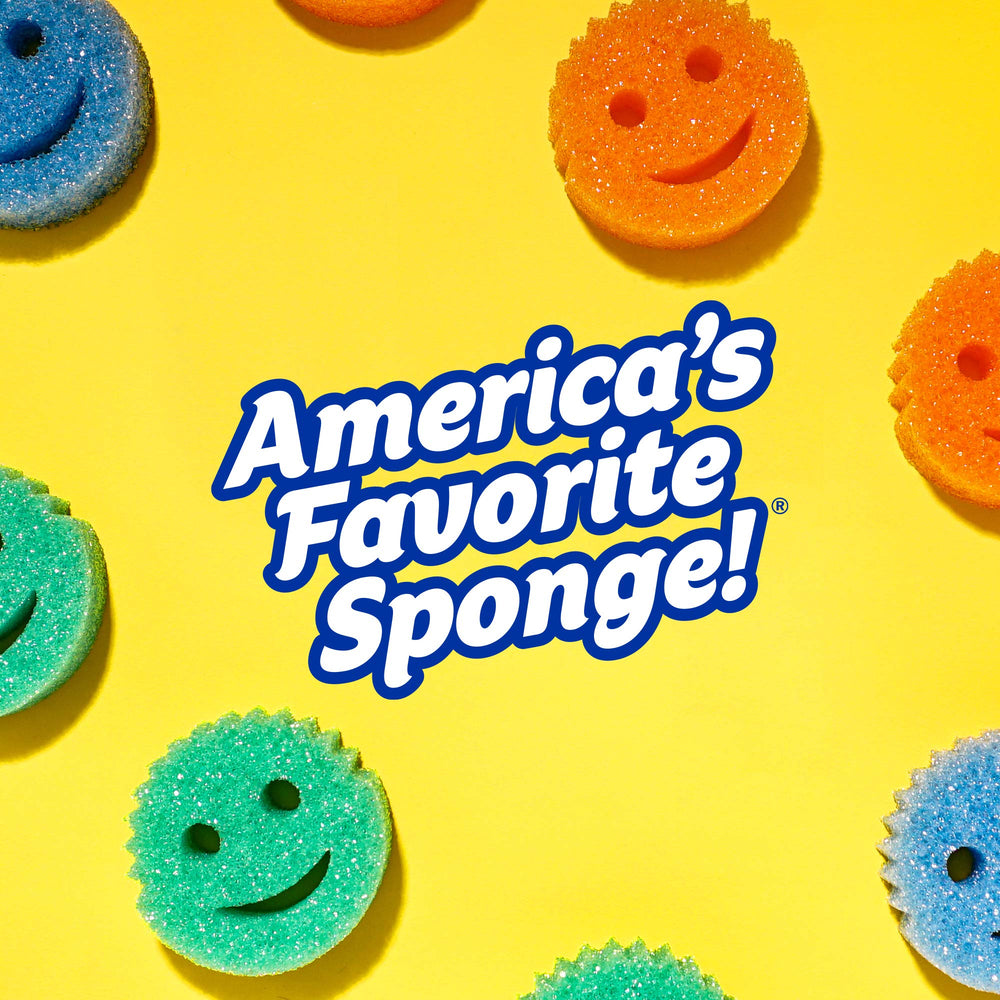 Scrub Daddy firm in cold water highlights tough scrubbing power.