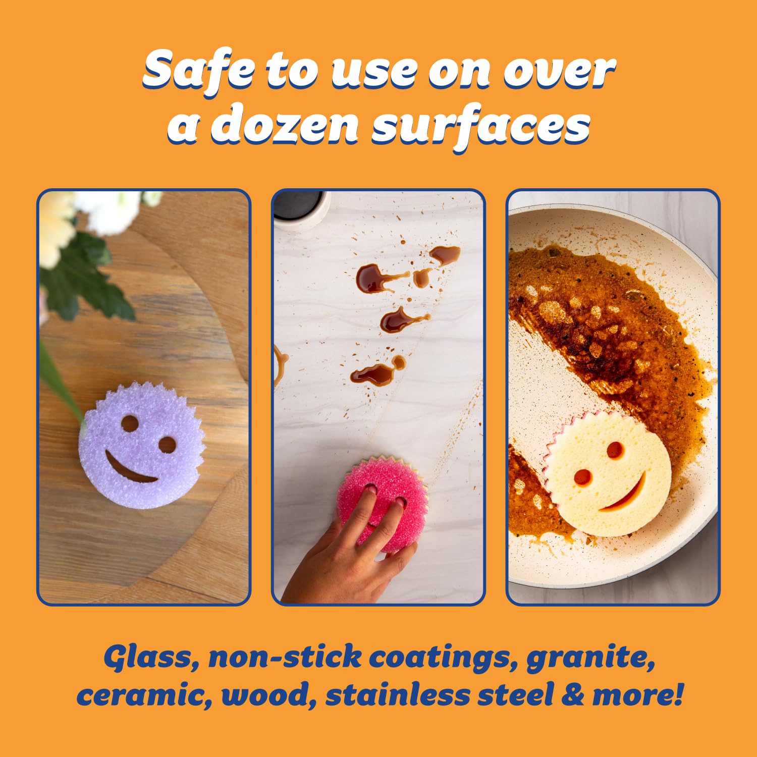 Scratch-free cleaning with Scrub Daddy’s high-performance materials
