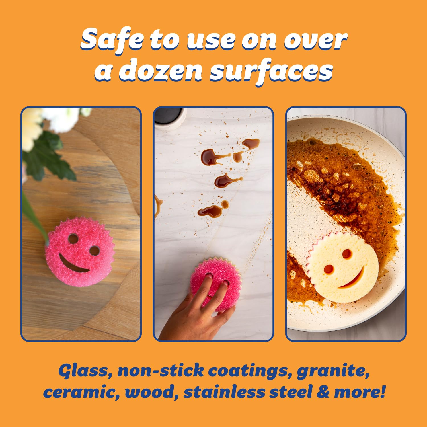 Scrub Daddy bundle image highlights a versatile cleaning kit for kitchens and baths.