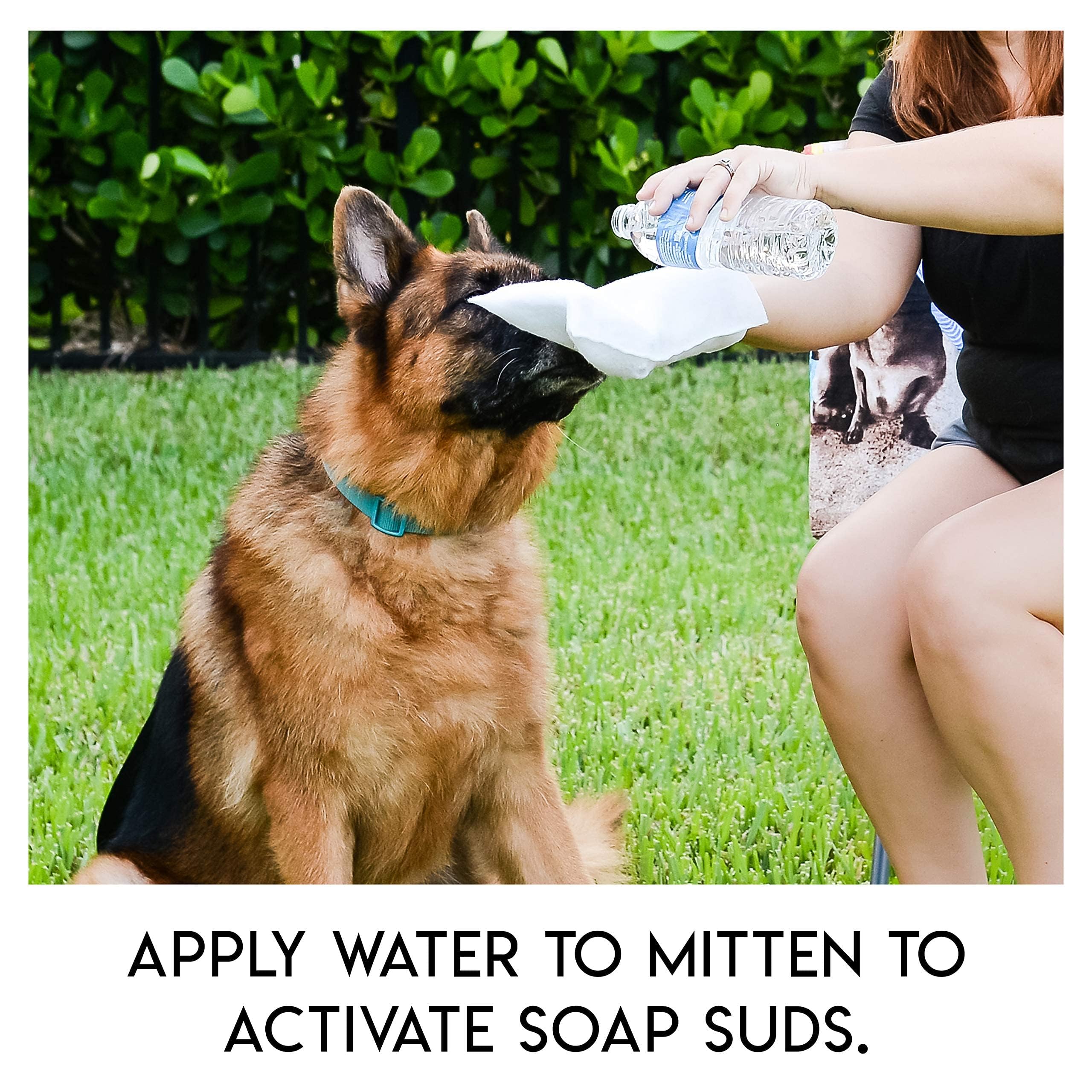 ScrubbyPet dog clean-up between grooming for a quick comfortable refresh