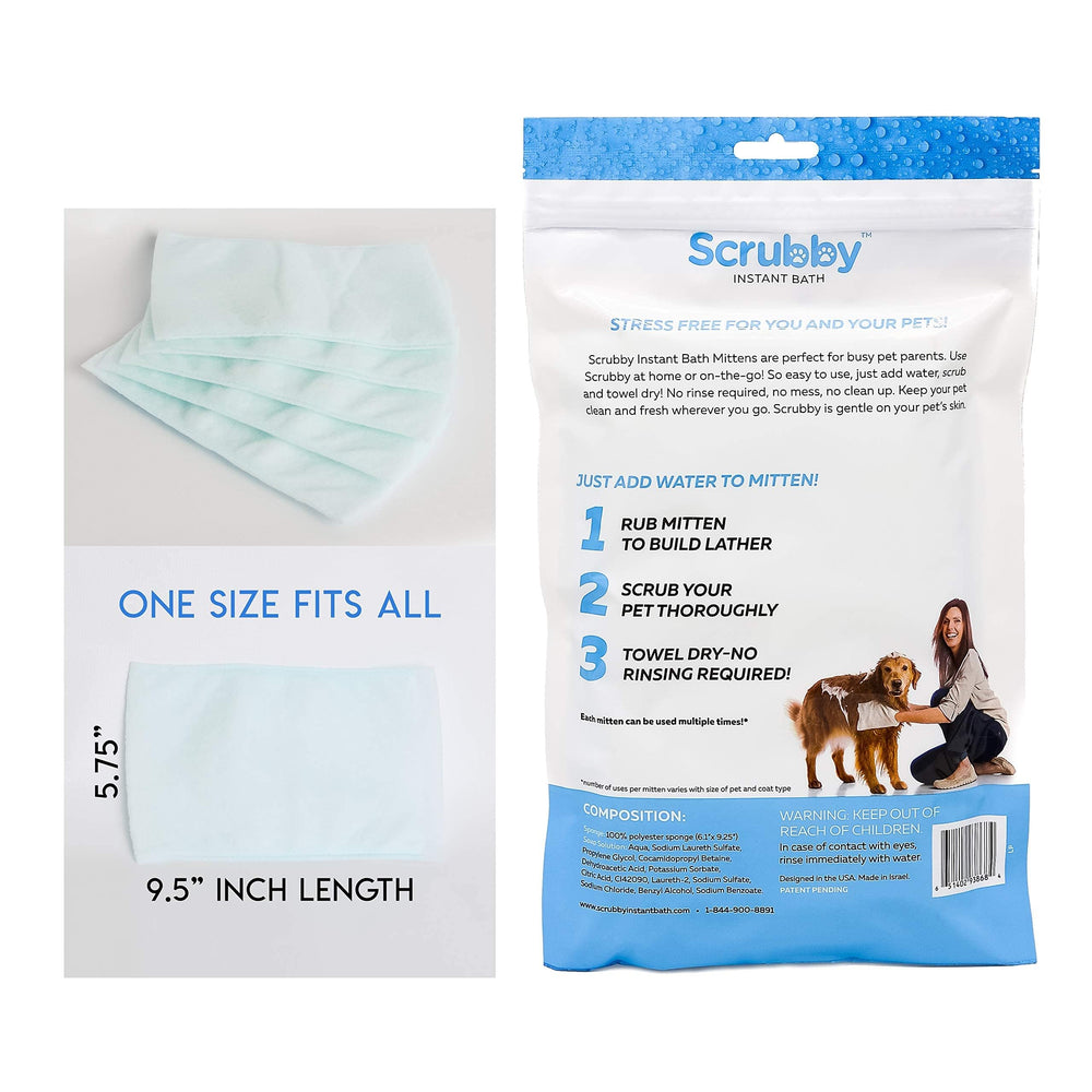 ScrubbyPet fragrance-free wipes keep pets fresh without lingering scent