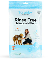 ScrubbyPet No Rinse Wipes packaged for convenient travel and quick refresh