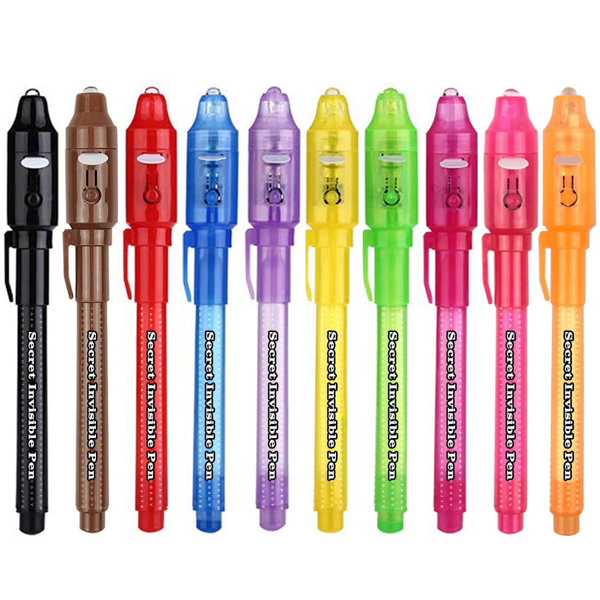 SCStyle invisible ink pen with UV light cap reveals secret notes
