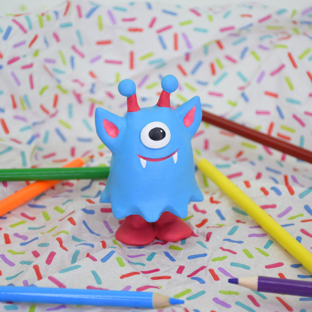 Classroom craft session using Original Sculpey White 1 lb clay