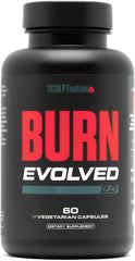 Sculpt Nation Burn bottle front view highlighting daytime metabolism support.