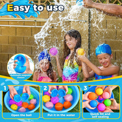 SCUATANBE soft food-grade silica gel balloons for safe kid play